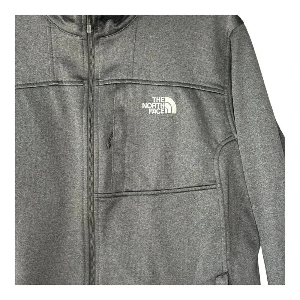 The North Face® Sweater Fleece Jacket in Dark Gray Sz: XL